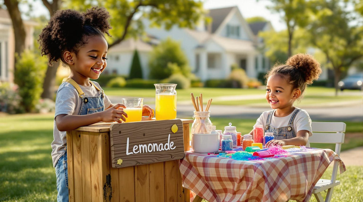 Lemonade Stand vs Slime Business Cost for Kids