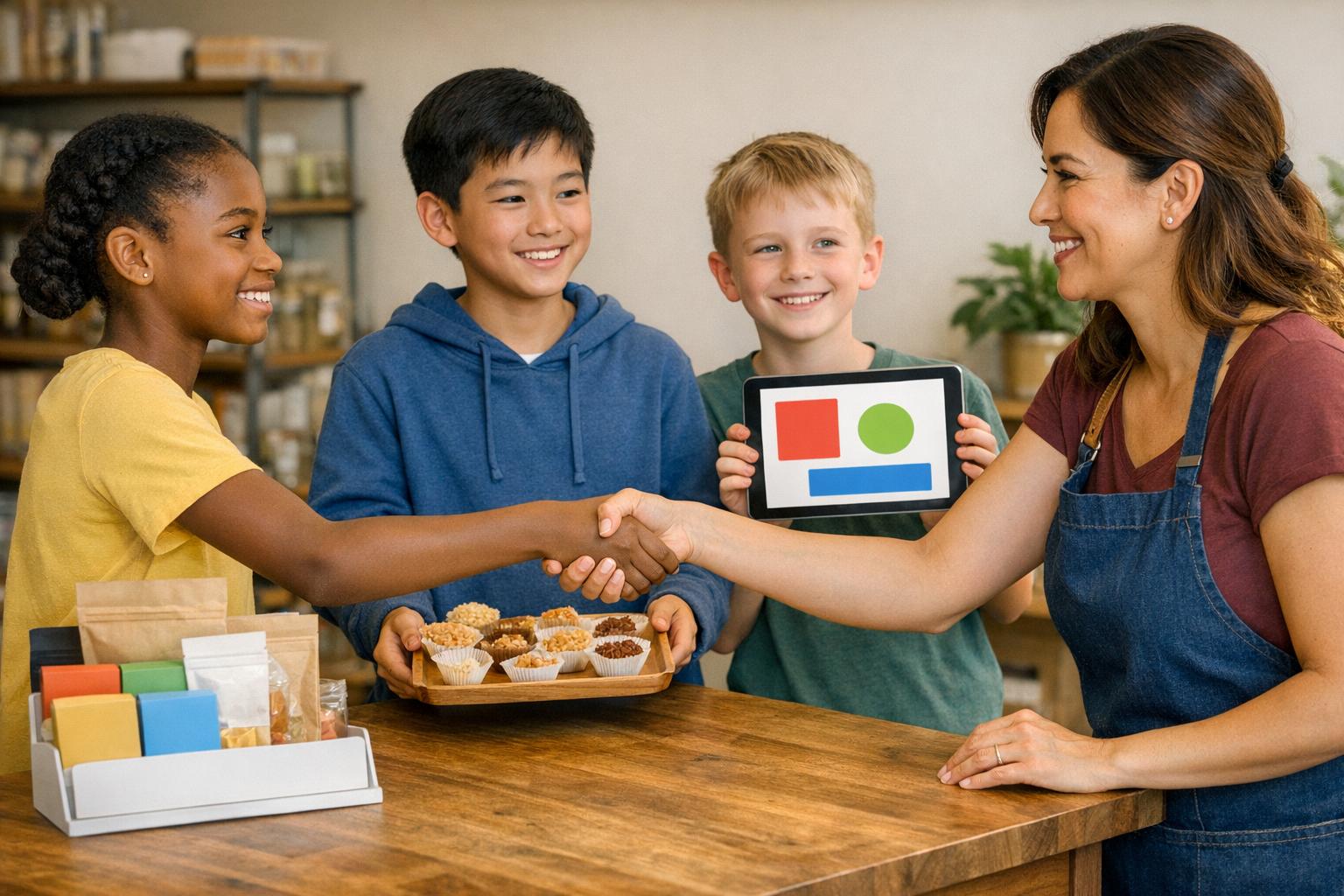 How Kids Partner with Local Businesses for Sales