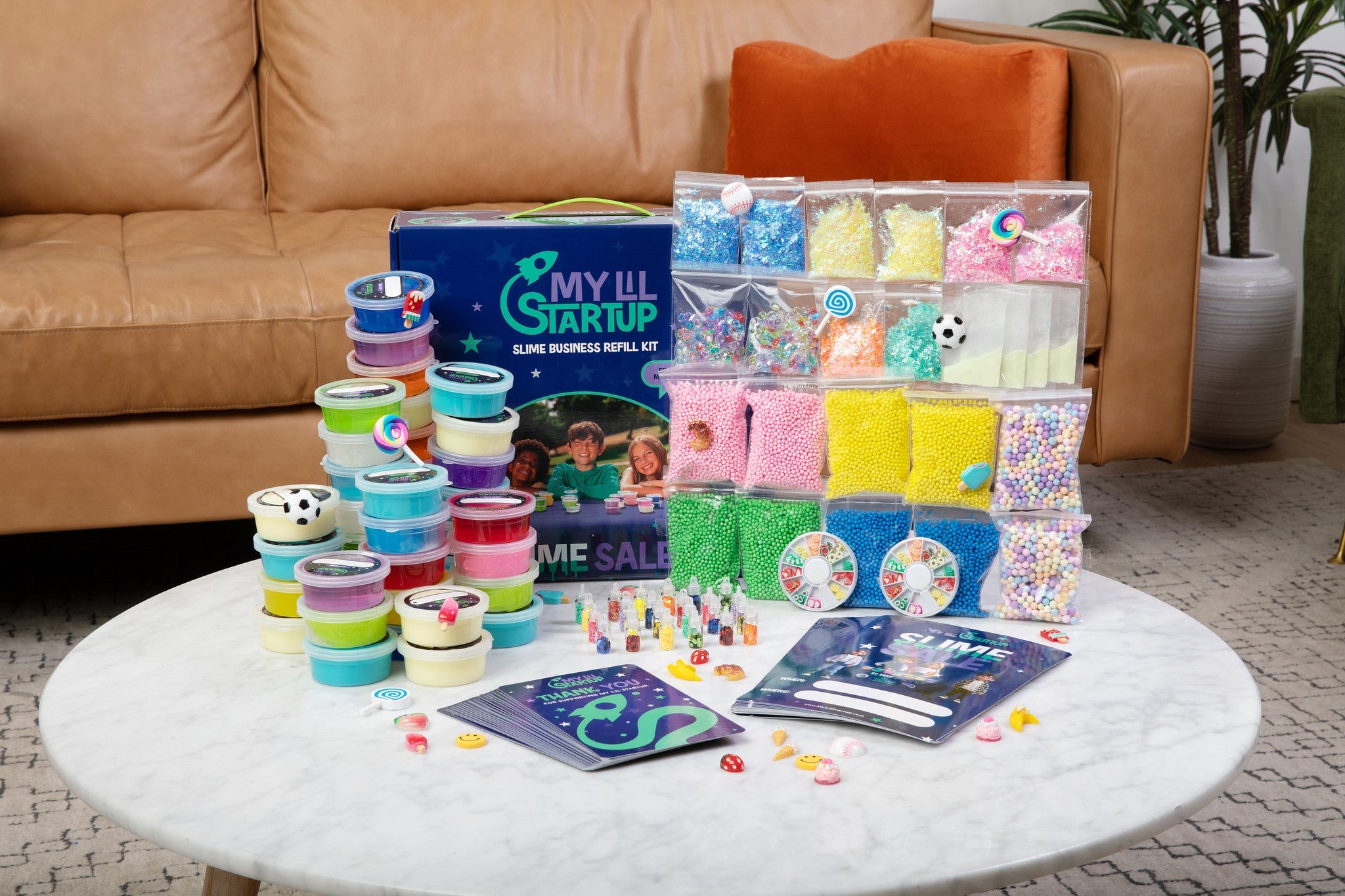 🎁 Slime business Refill Kit - 40 slimes, decorations etc. to build your gooey empire! (100% off)