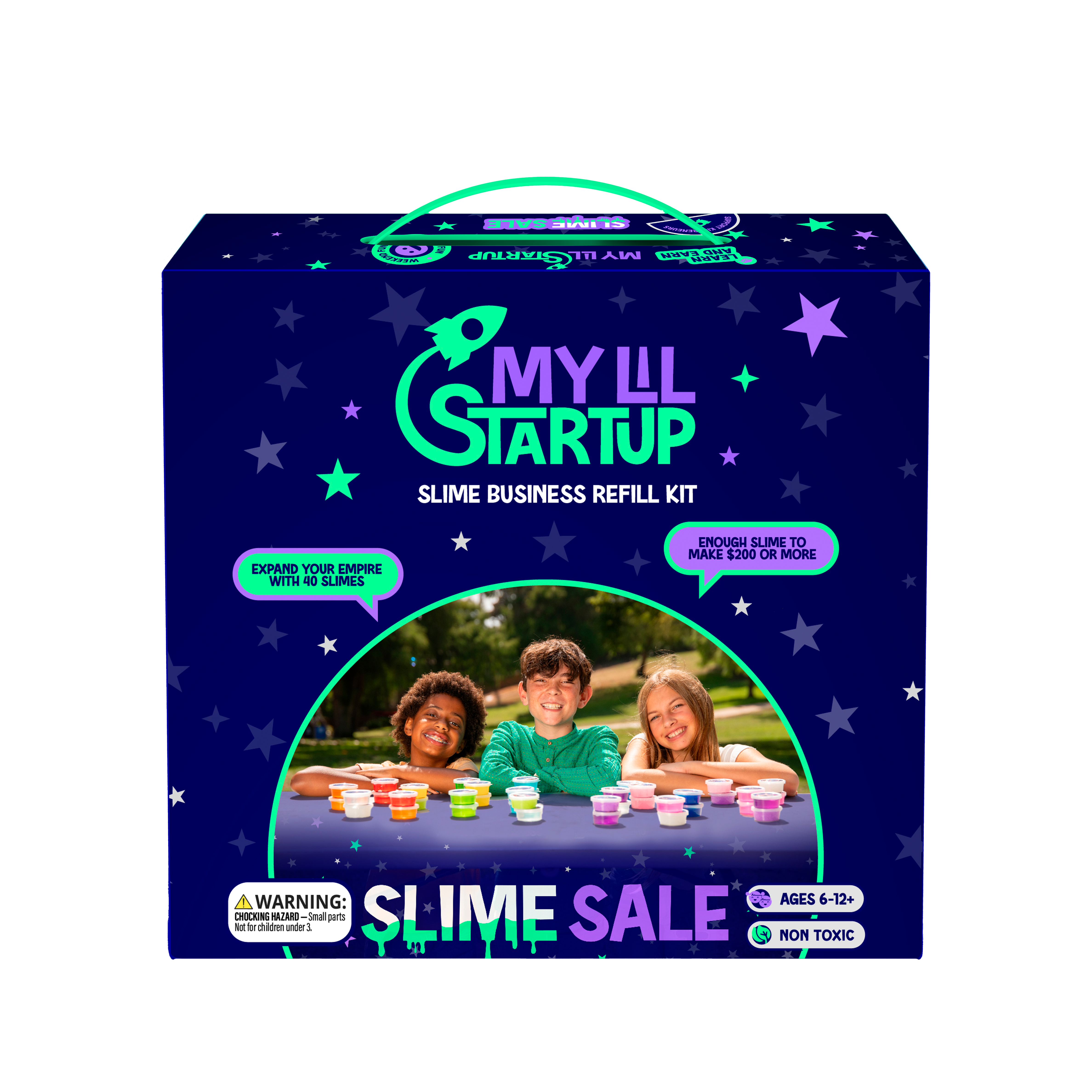 Slime business Refill Kit - 40 slimes, decorations etc. to build your gooey empire!