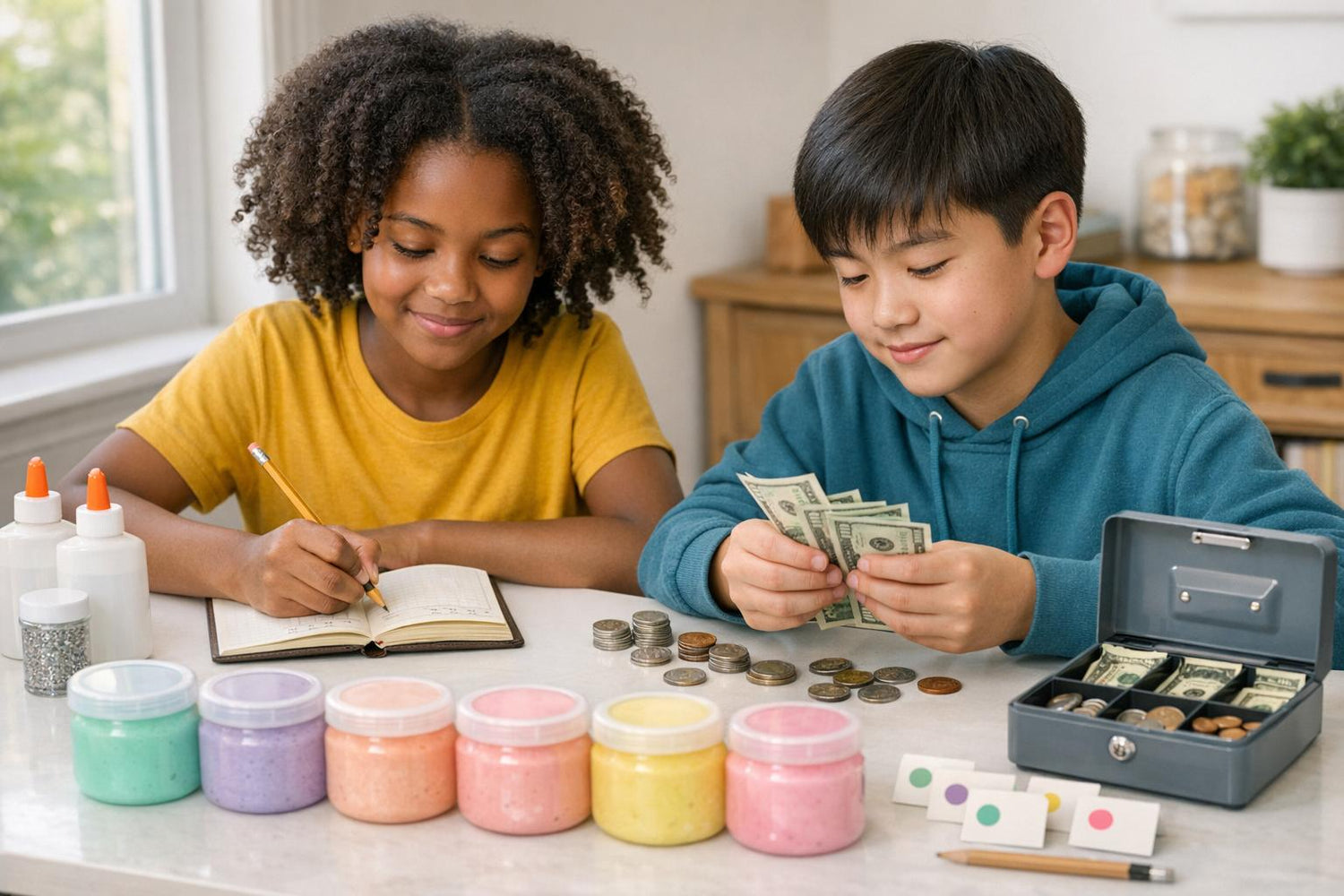 Budgeting Tips for Kids Running a Slime Business