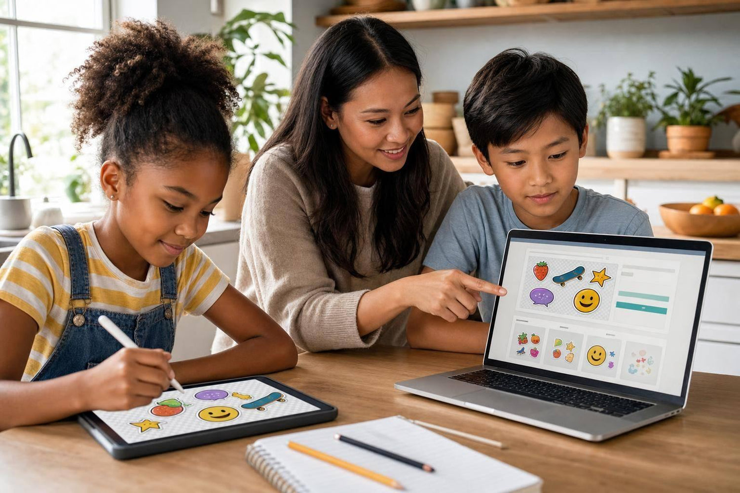 How Kids Make Money Selling Digital Stickers